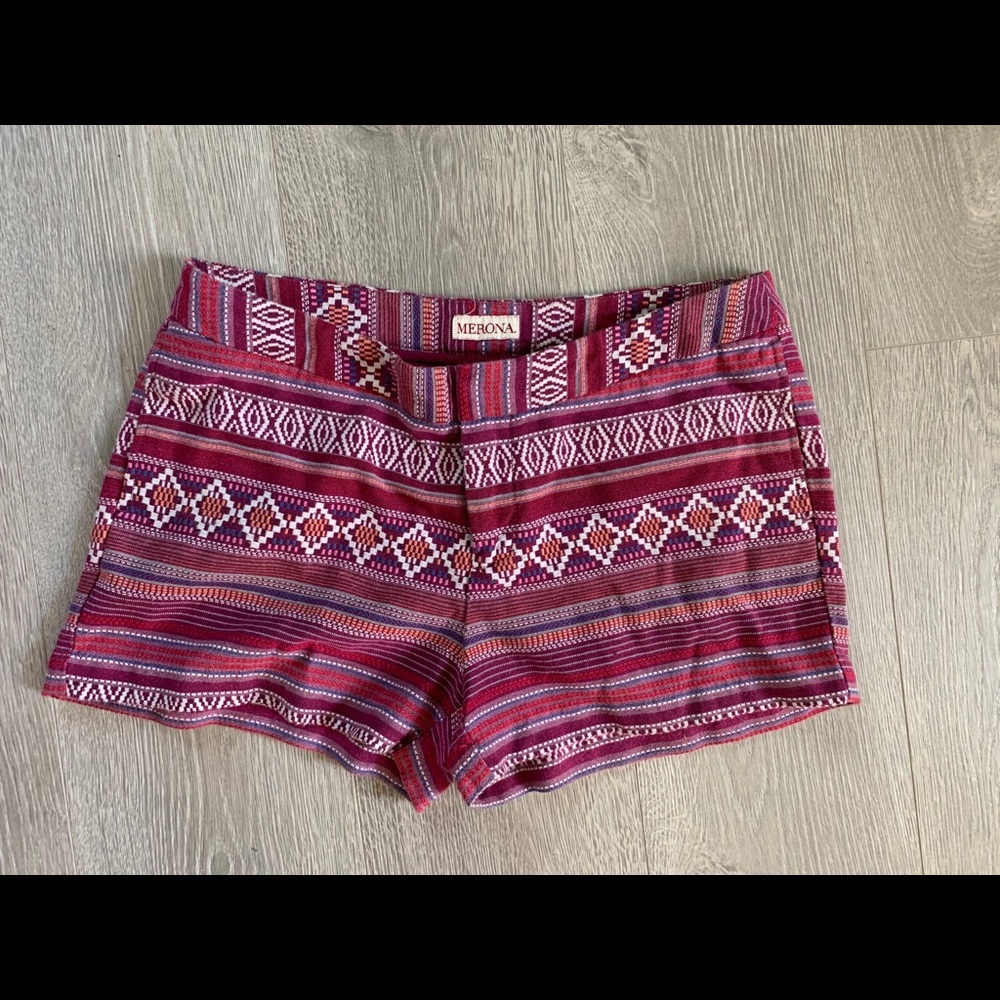 Target Merona Embroidered Boho Hippie Shorts